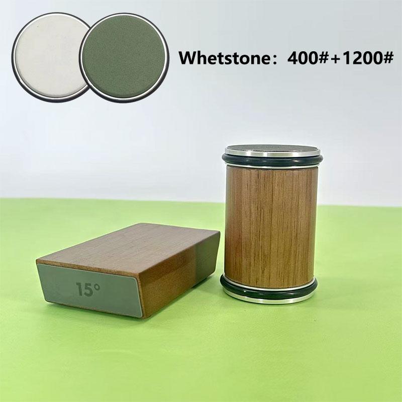 Rolling Knife Sharpener Magnetic Knife Holder Diamond Sharpening Stone Kit with 15 and 20 Degrees Angle Roller Kitchen Accessory