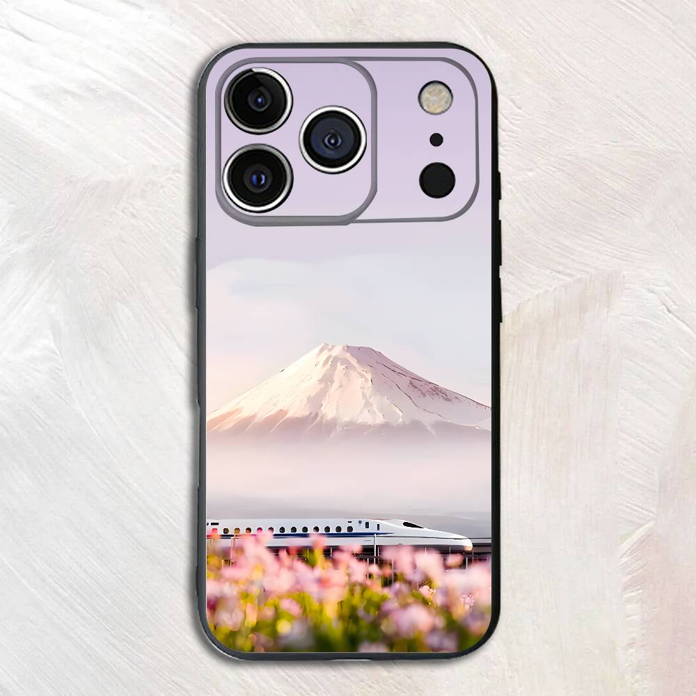 Nice Day Postcard Black Phone Case For IPhone 17 16 15 14 13 12 13 12 11 Pro Max Plus XS XR Silicone Soft Back Cover