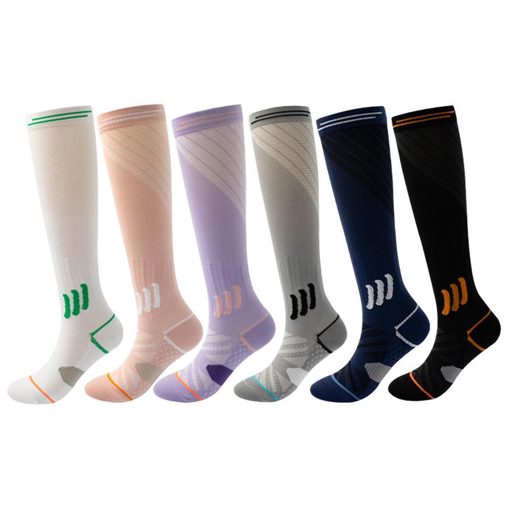 Summer Fitness Exercise Pressure Socks Massage Style Skipping Rope Yoga Calf Running Protective Muscle Compression Stocking