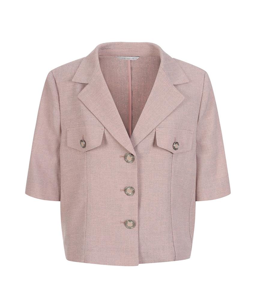 MESENSE Short Sleeve Outerwear-Style Blouse_Mb55Blm119Z