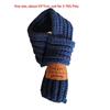 Neuer warmer Haustierschal, gestrickt, winddicht, kältebeständig, einfarbig, Halstuch, Welpenaccessoires