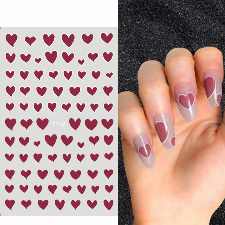 1PCS Sakura Nail Stickers Dandelion Nail Art Decoration Nail Decals Tulip Self-adhesive Flowers Stickers Press On Nails Stickers