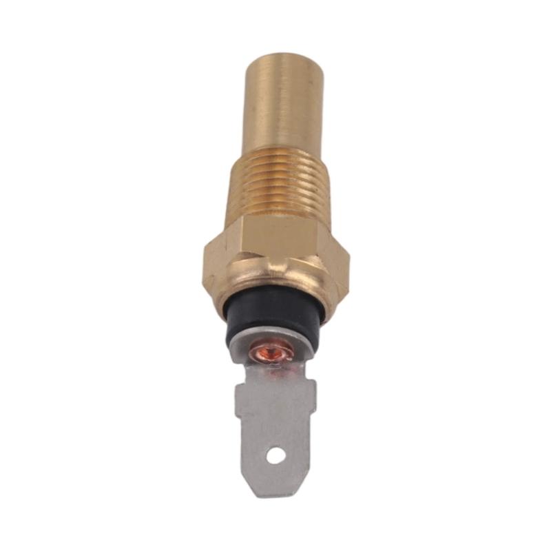 Threaded Coolant Temperature Sensor with Single Terminal Design, Engine Water Temperature Unit for Cooling System Repair and Routine Service