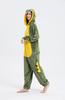 dorawithme Crocodile Kigurumi Pajamas for Animal Cosplay Unisex Adults, Loungewear, Costume, Halloween, Christmas, (Size S)