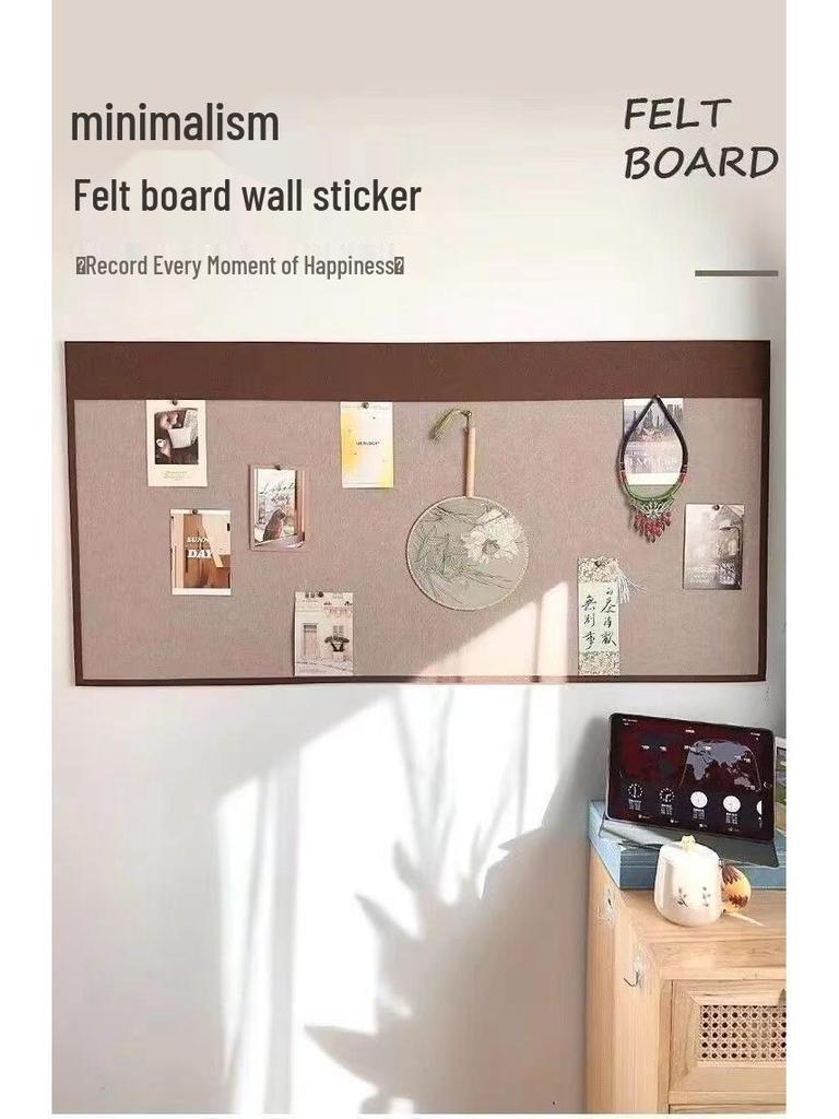 Selbstklebende DIY Filz-Fotowand für Studentenwohnheim oder Wohnzimmer