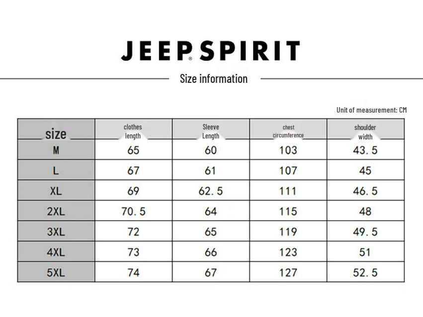 JEEP SPIRIT Men's Autumn/Winter Hooded Jacket