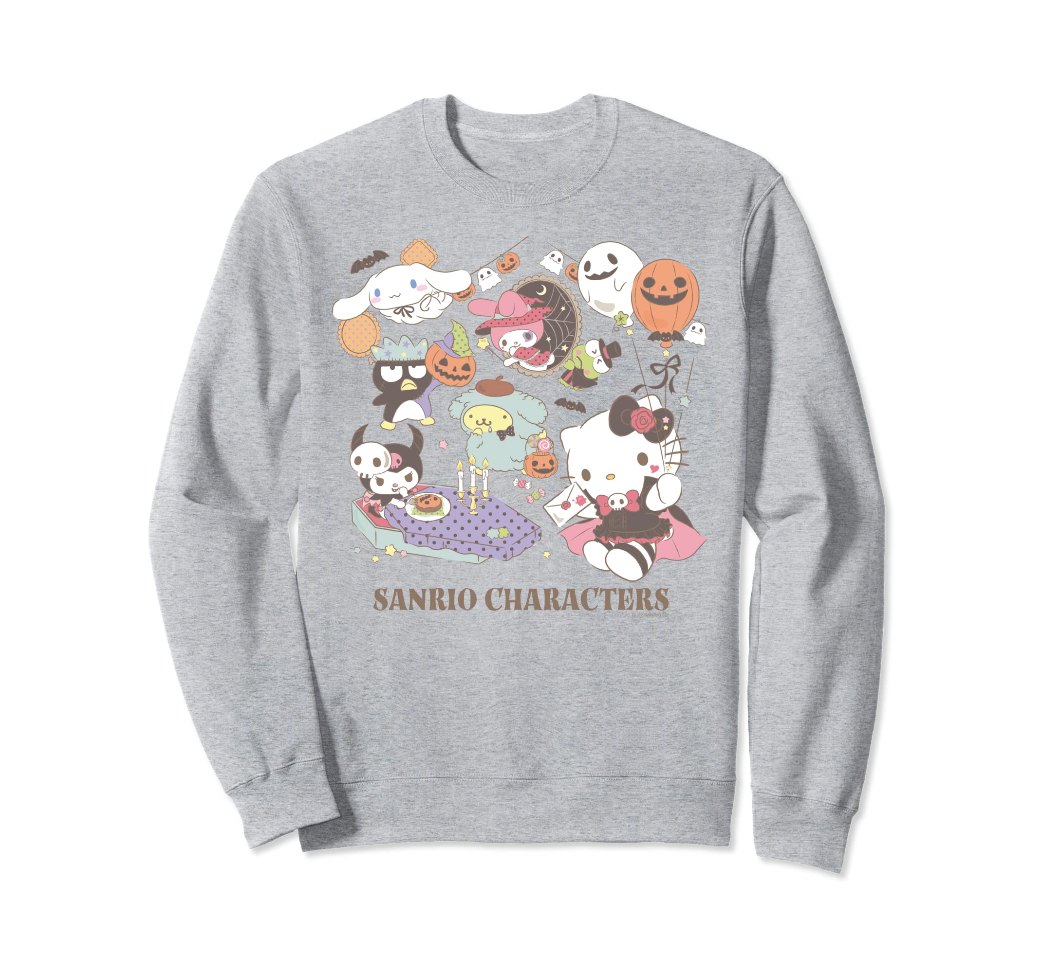 

Свитшот US Design Sanrio Characters Halloween Party [Специальный Хэллоуин] серый