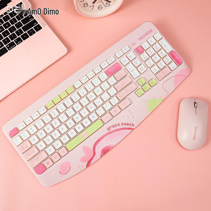 

DEARMO MK8800 Colorful Series 2.4G Wireless Keyboard Mouse Combo