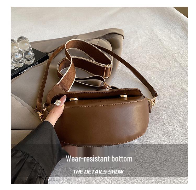 Damska 2025 Retro Teksturowana Mała Torebka: Wszechstronna torba tote, crossbody, na ramię i siodłowa