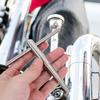 2PCS Metal Material Trumpet Wrench Silver Wind Instrument Repair Tool  For Trumpet