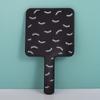 Square Handheld Mirror Carrying Handheld Cosmetic Mirror Student Bathroom Handle Makeup Mirror Portable