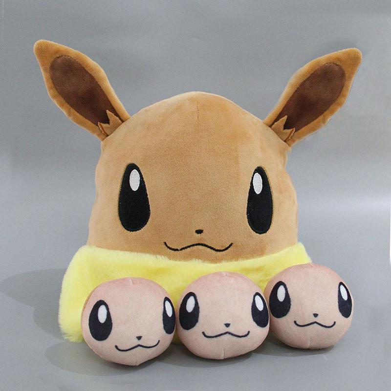 Split Pikachu Pillow Plush Charmander Squirtle Bulbasaur Gift Decoration