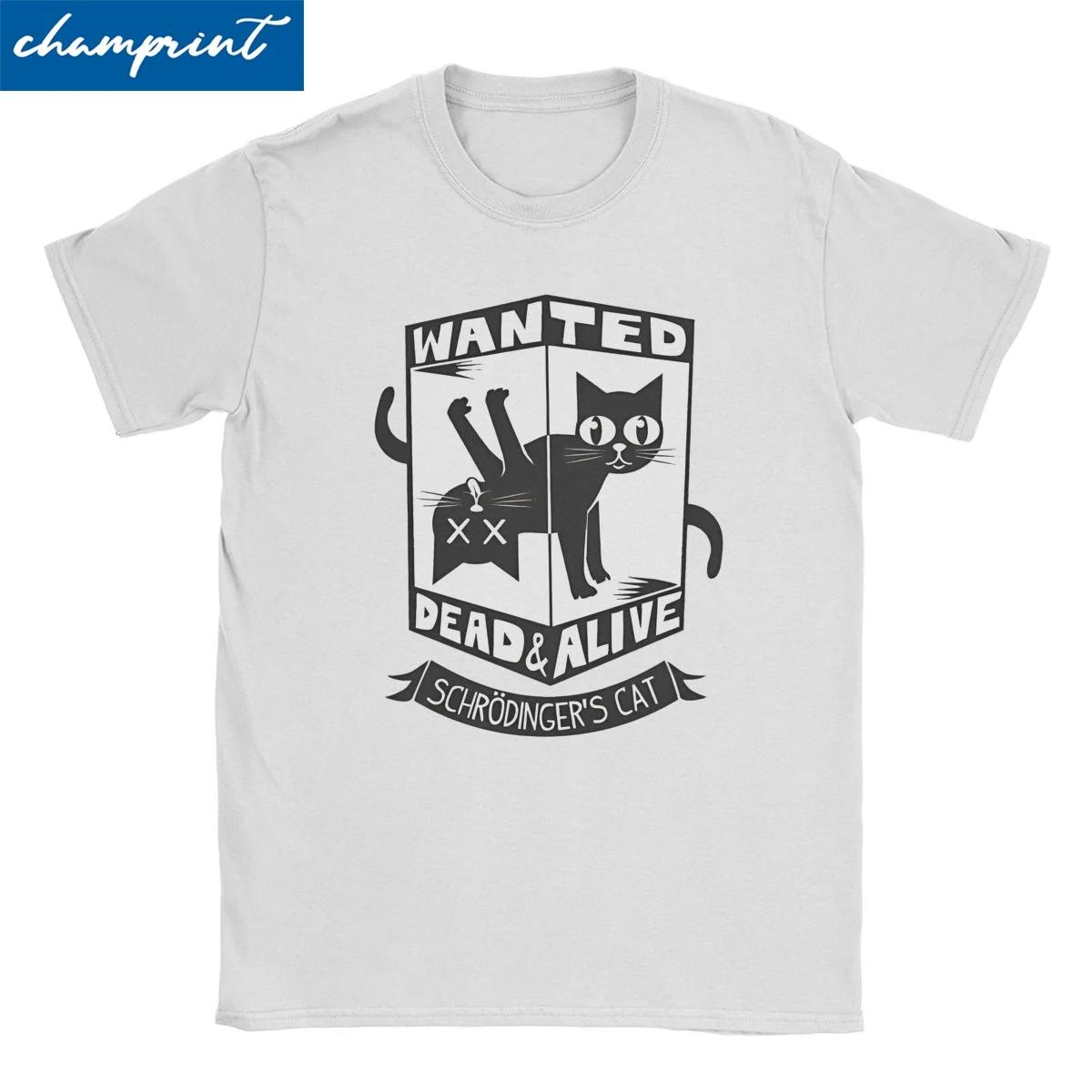 

Funny Cat Wanted Dead and Alive Graphic TShirt Unisex Women Short Sleeve Cotton S