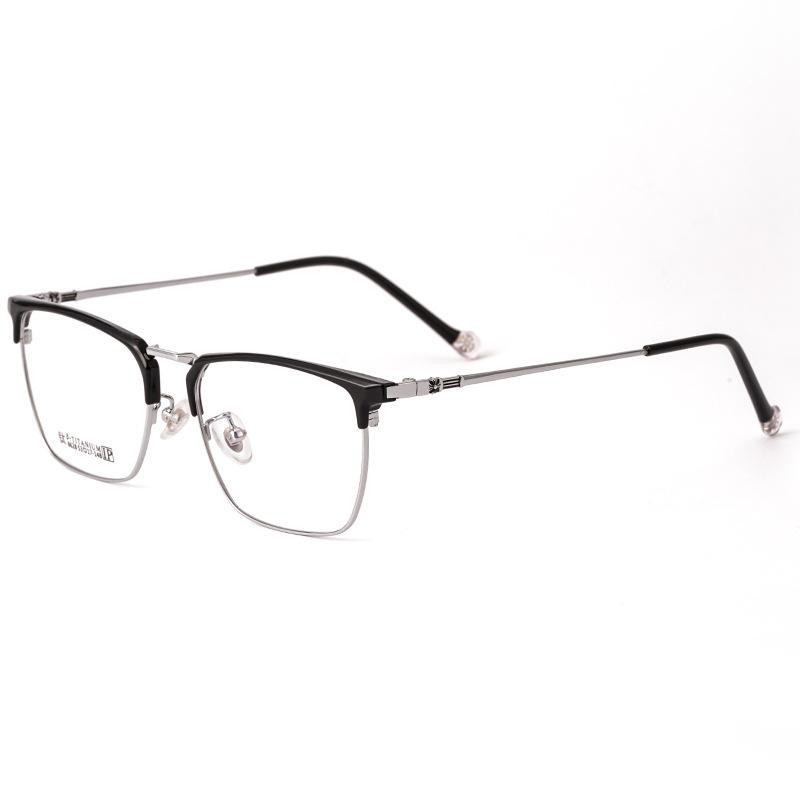 New Pure Titanium Ultra Light Mens Eyeglasses Frame Comfortable Myopia Reading Optical Prescription Large Square Glasses