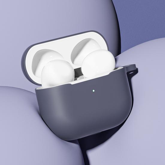 1 Set Headphone Cushion Full Coverage Wear-resistant Tight Fit Anti-shock Comfortable Touch 360 Degree Protection with Hanging Buckle Earphone