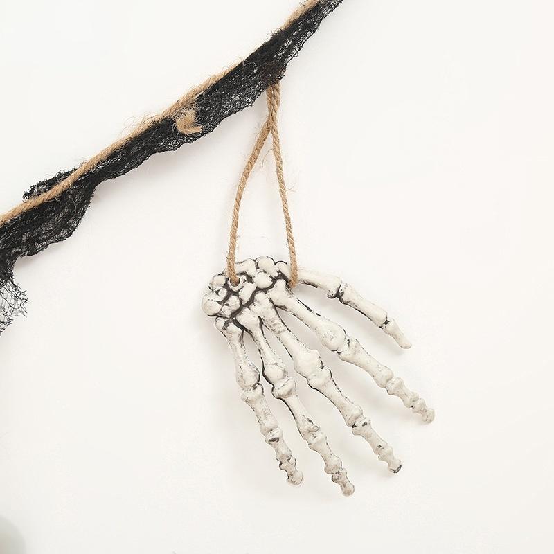 Halloween Skull Garland Decoration Terror Skull Hand Bone Hanging String Ghost Banner Garland Halloween Party Supplies