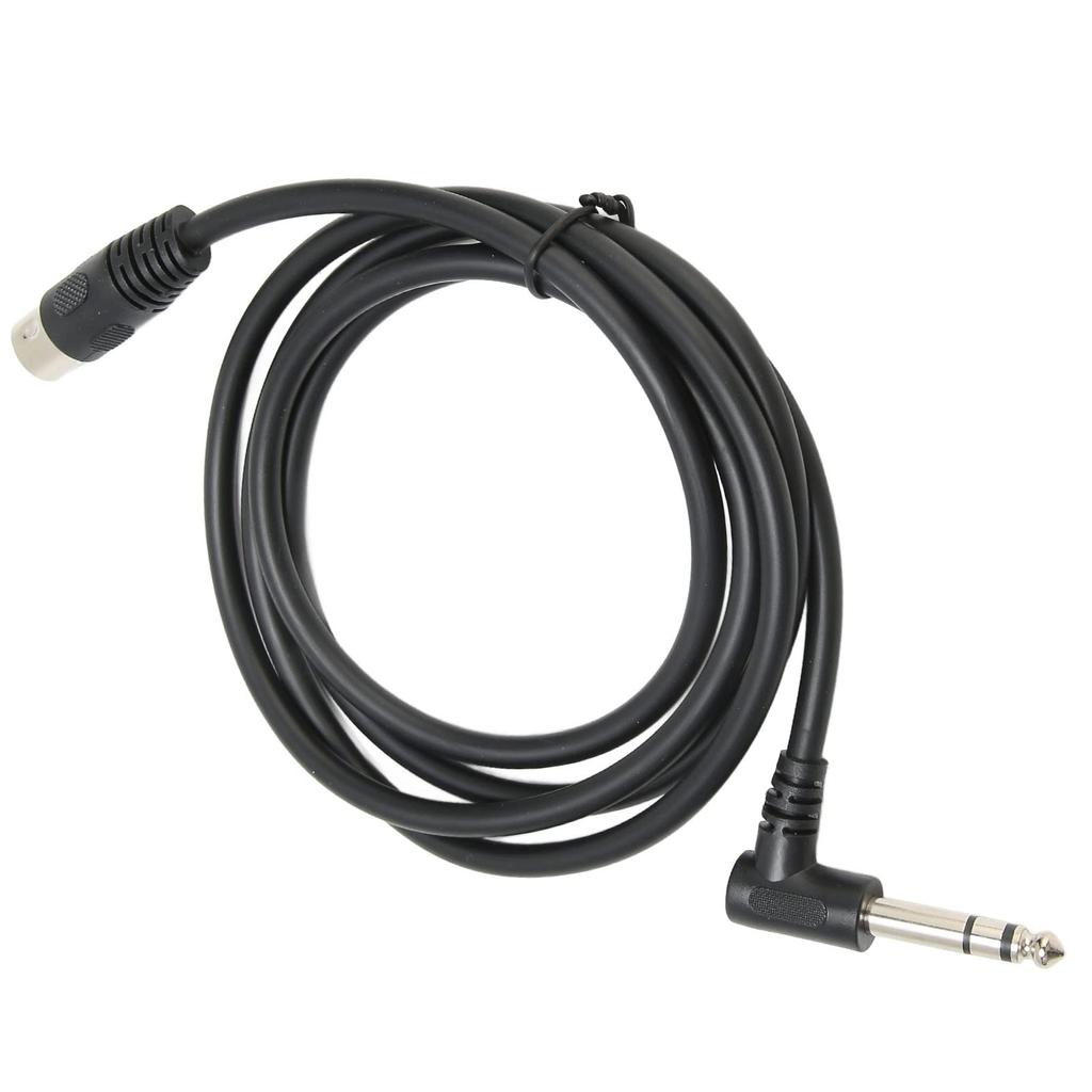 Male To MIDI Din 5 Pin Male 90 Degree To MIDI Din 5 Pin Sound Connection Cable Right Compatible with MIDI For Mixers 6.35mm Cable, 6.35mm Cable,