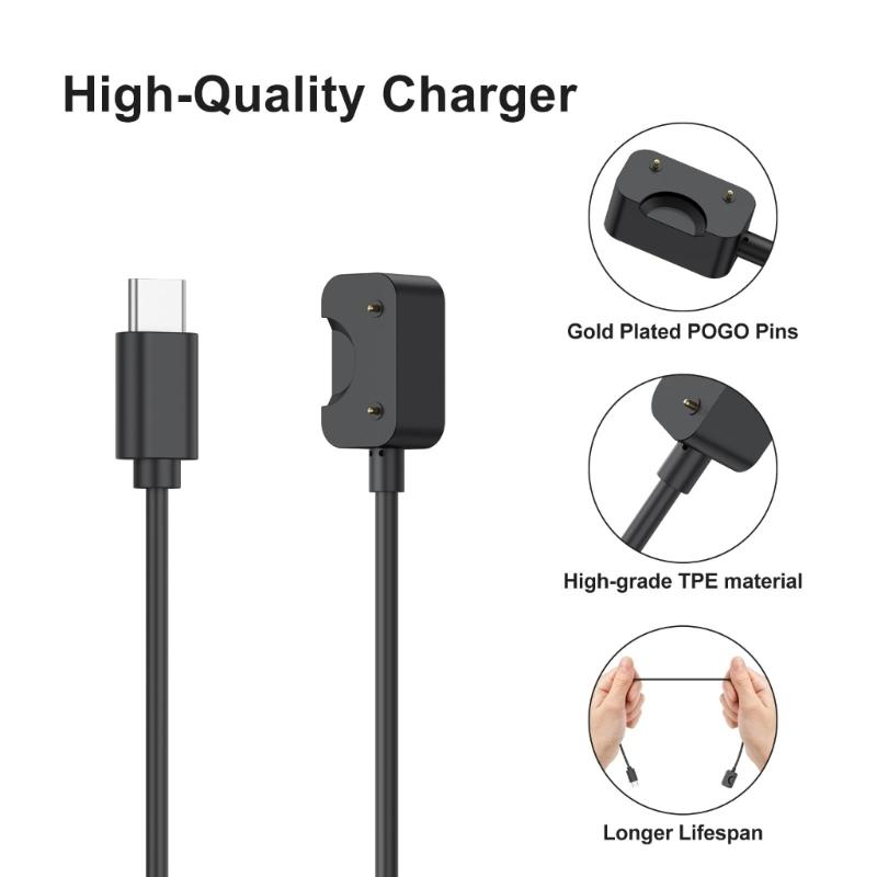 Flexible USB Charging Cord Abrasion Resistant Auto Shutoff Safety Feature For Fitness Devices Quick Power Recovery Easy