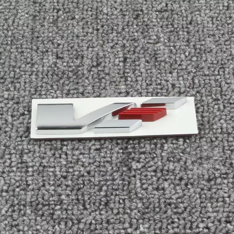 1.8x7cm/2.3x5.8cm Metal Emblem Car Sticker suitable for Cadillac Sport V Logo XT4 XT5 XT6 CT4 CT5 CT6 Performance Logo Stickers