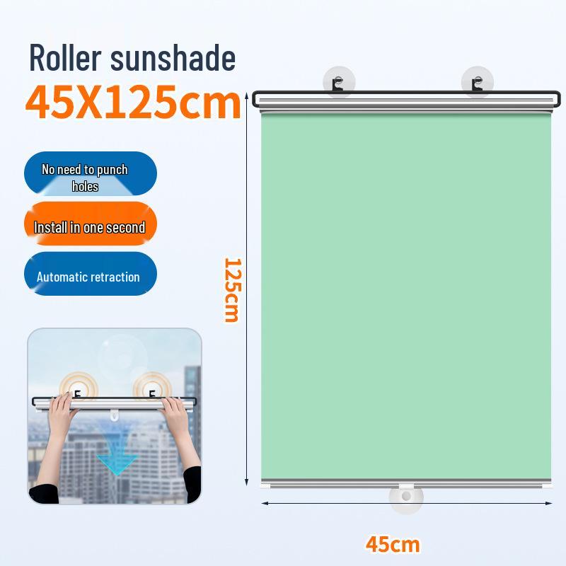 Automatic Retractable Car Windshield Sunshade and Heat Insulation Curtain