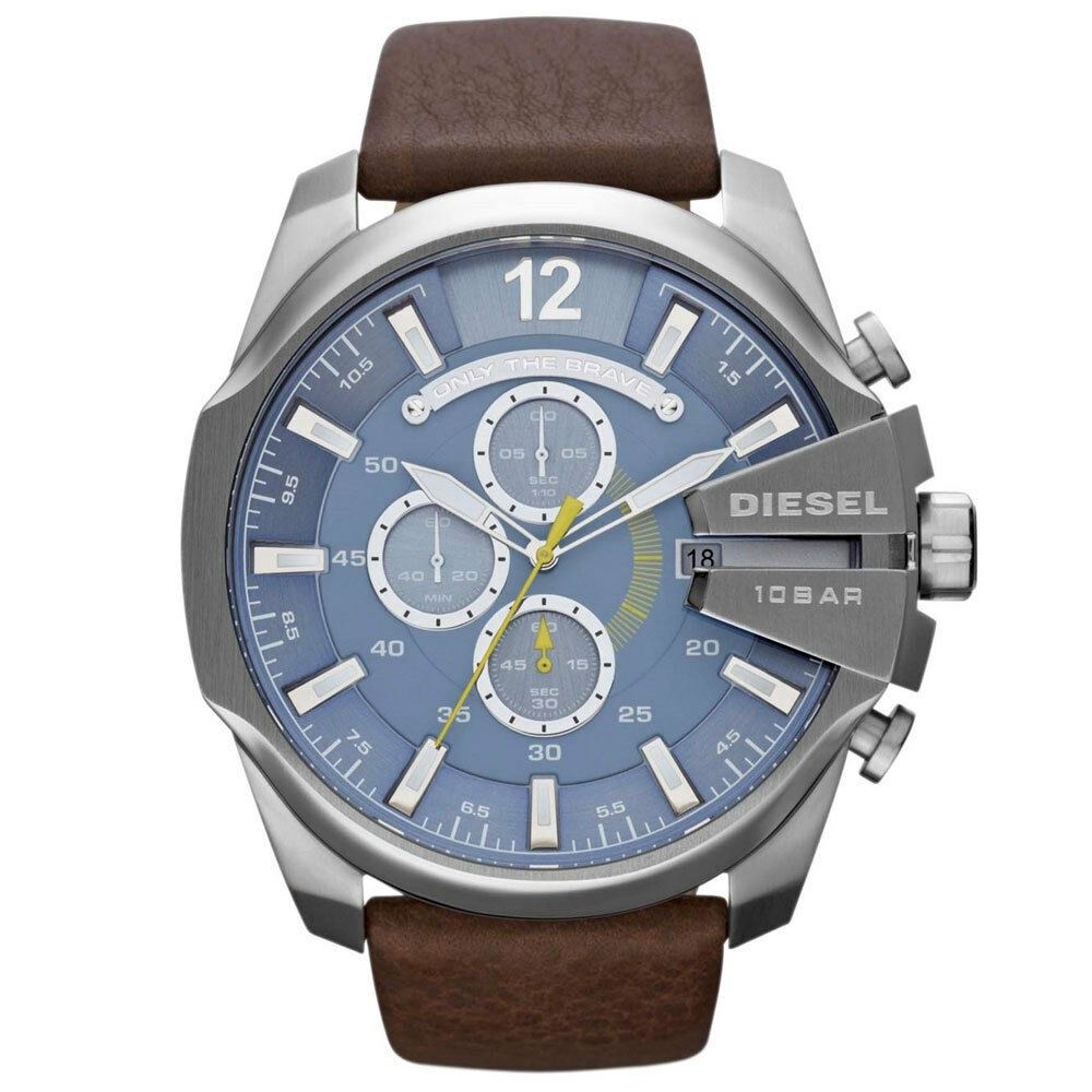 Diesel DZ4281 Mega Chief Chronograph Herrenuhr 51mm braun