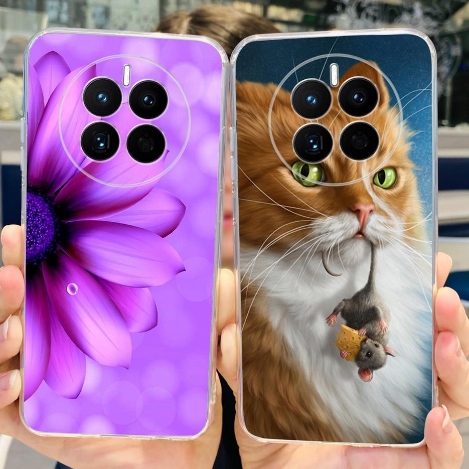 For Huawei Mate 50 Pro Case Stylish Butterfly Flowers Soft Slim Fundas Phone Case For Huawei Mate 50 Mate50 Pro Back Cover Coque