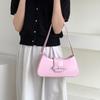 Fashion Versatile Single-shoulder Underarm Bag for Women Casual Pu Leather Small Square Bag with a Bow Tie for Commuter Travel