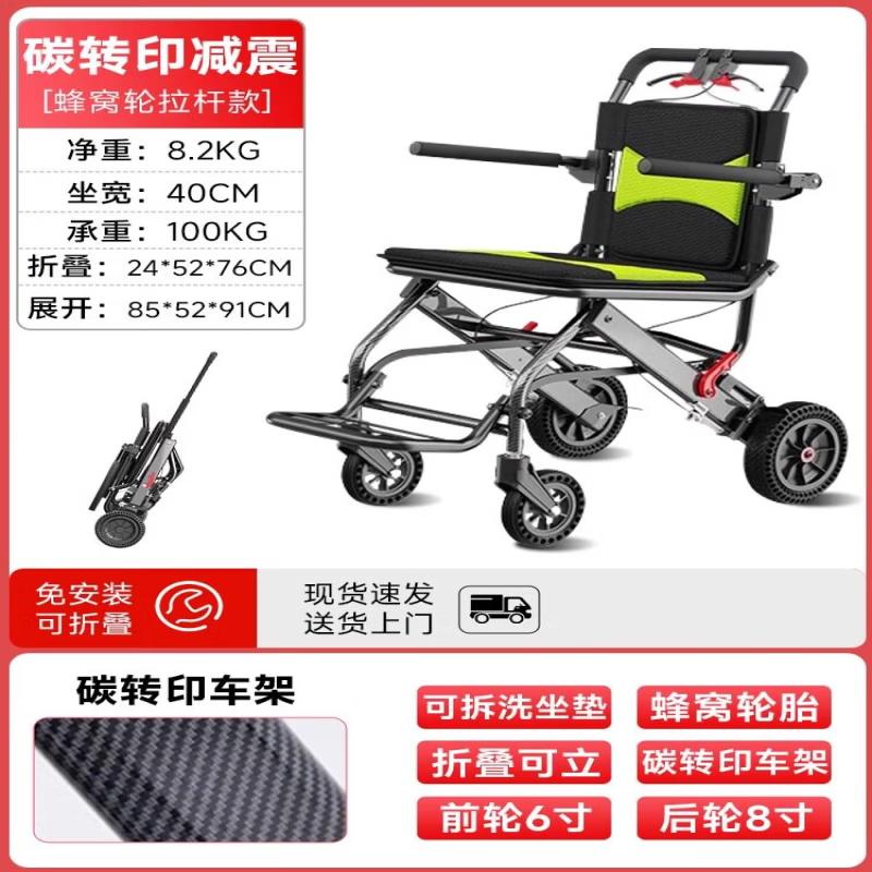 Lightweight Folding Travel Rollator Walker