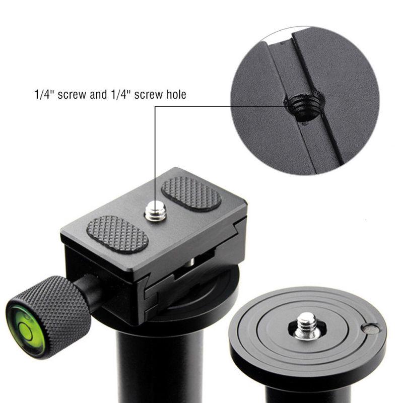 1/4 Quick Release QR-plateklemmeadapterfeste for kamerastativkulehode