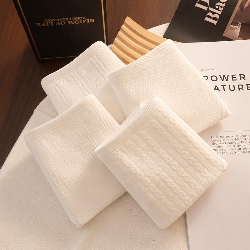 Class A Antibacterial Cotton Women's Underwear with Polylactic Acid Extended Crotch