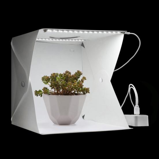 Dual Color Backdrop LED Light Photography Photo Studio Box Softbox Shooting Tent