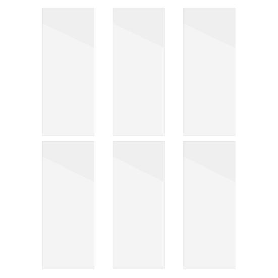 Yousheng 6Pcs 8x15.5-inch PET Vent Covers with Clear Adhesive Home RV HVAC AC Floor Wall Ceiling Air Register Air Vent Cover Sheet Fits on Wood