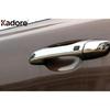 For KIA Sportage 2016 2017 2018   Chrome Door Handle Cover Trim Car Side Door Handles Catch Cap Overlay Accessories