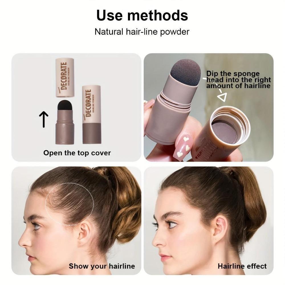 Natural Hairline Modification Powder, Contouring Powder, Shadow Modification and Filling Forehead Hairline Artifact