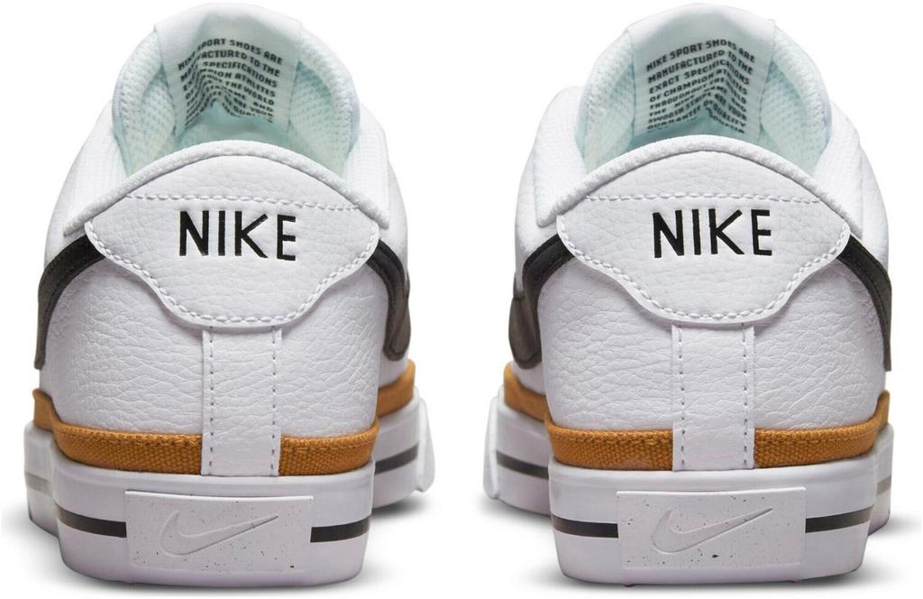 Кроссовки Nike Court Legacy Next Nature Women белый/пустынная охра/оранжевый/черный