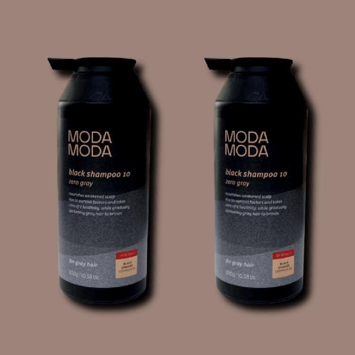 MODA Zero Gray Black Shampoo 10 300g x 2 (38036233)