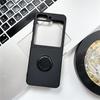 Applicable To Samsung Zflip7 Liquid Silicone Zflip6 Ring Mobile Phone Case Zflip4 Folding Screen Protective Case Foreign Trade