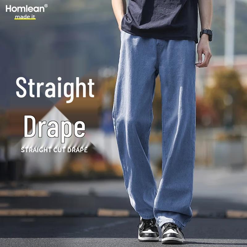 

Мужские джинсы Homlean свободного прямого кроя L