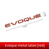 Modified Car Emblem Badge Sticker for Land Rover Range Rover Evoque Autobiography Rear Trunk XS2