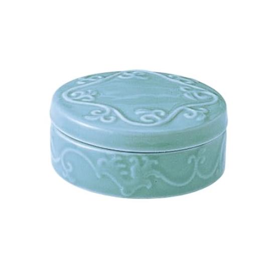 

Celadon Incense Container [3 inches] Buddhist Altar Supplies, Home Memorials