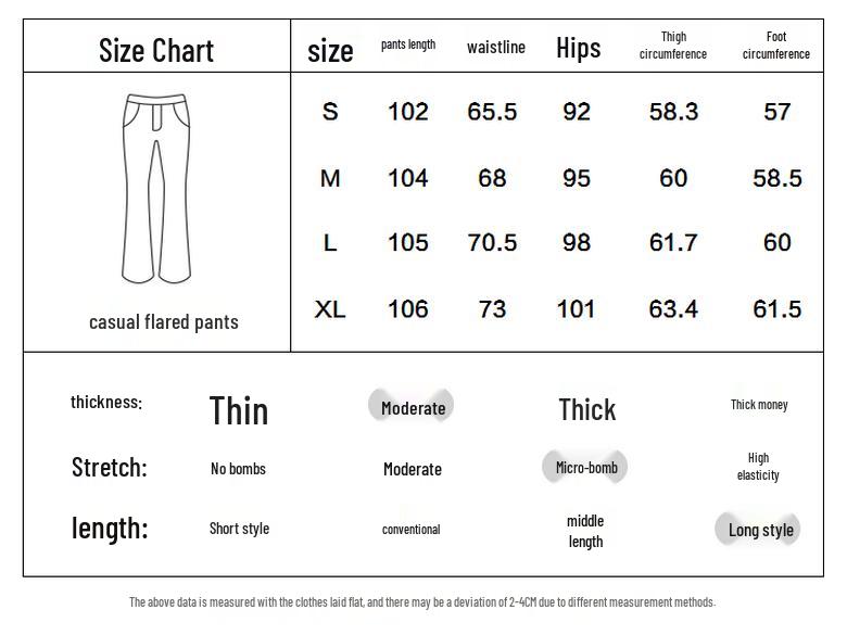 Peacebird Women's Summer High-Waist Flare Pants with Contrast Trim