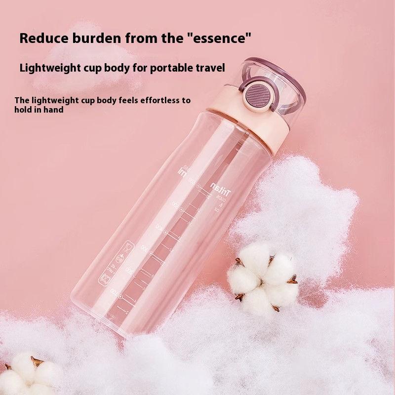 Gianxi Tritan Material Water Cup High Aesthetic Children'S Outdoor Portable Large Capacity Casual Sports Straw Water Kettle