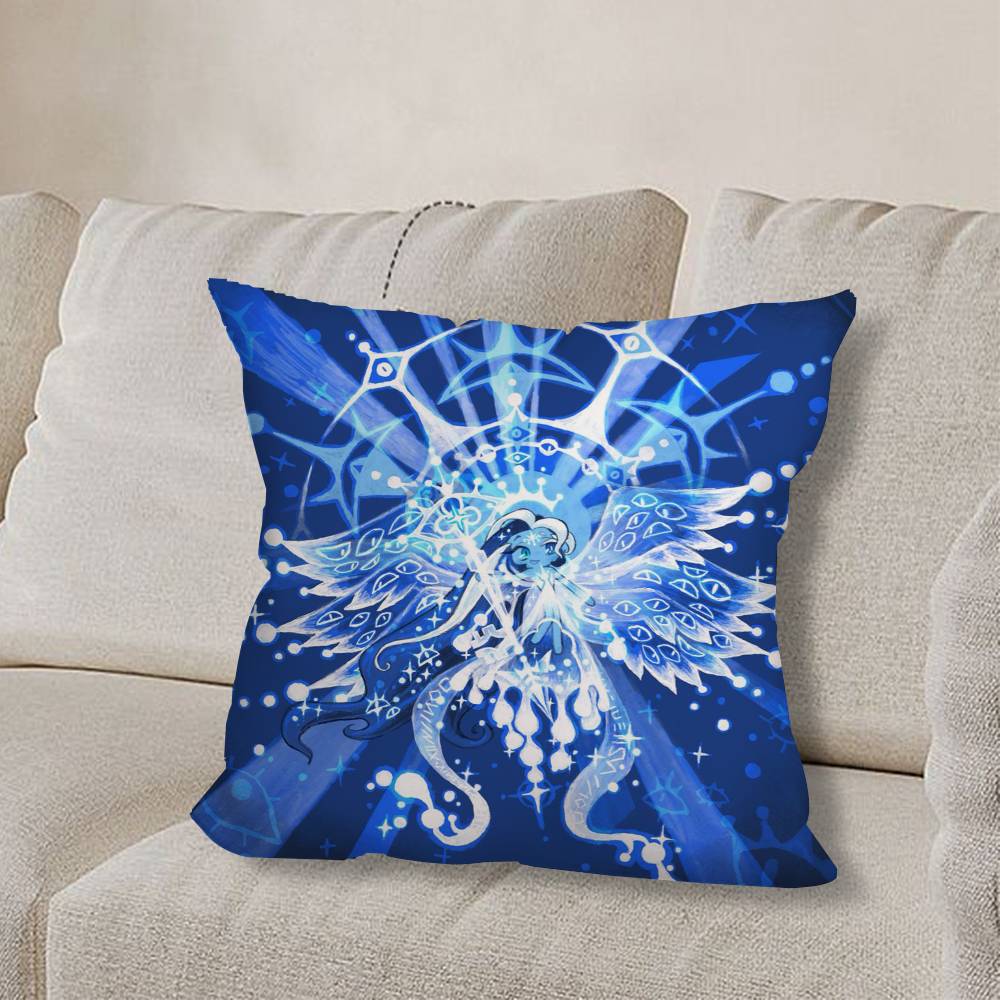 

Cookie R-Runes KingdomS Game Pillow Case Sofa Living Room Bedroom Headboard Backrest Cushion Square Cushion Nap Time 30cmx30cm