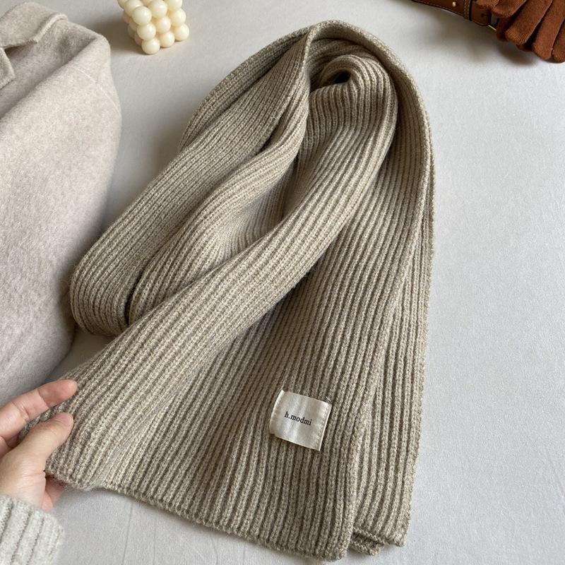 Vinter Dameimitasjon Cashmere Smudged Warm Bag Tykket mykt dusk sjal