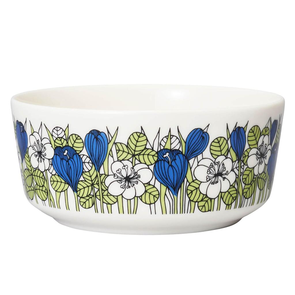 ARABIA [Official Import] Arabia Crocus Bowl/Plate, 13cm, Green, 1062353
