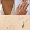 Snake Pendant Necklace For Women With Zinc Alloy Animal Design Summer Fashion Accessory