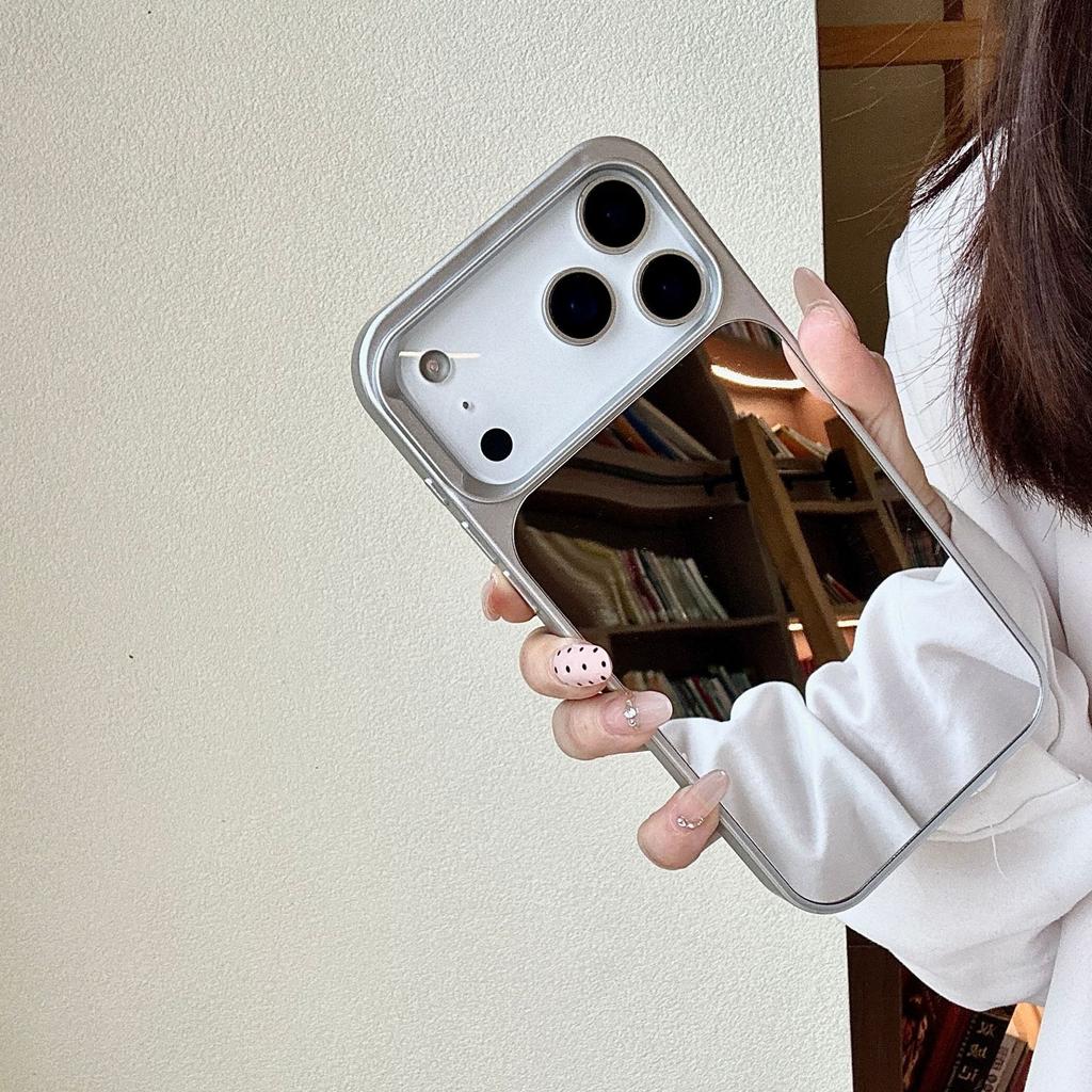 Acrylic Mirror for Apple 17pro Phone Case 17promax Mirror Case 16/15 Touch-up Mirror Case