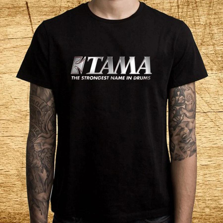 TAMA Drums Slogan Black T-Shirt Tee Top Unisex 2XL