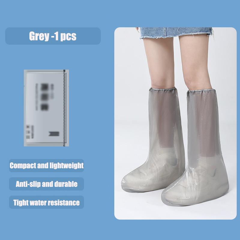 

Одноразовые бахилы от дождя, картонная индивидуальная упаковка, высокие, толстые, водонепроницаемые, для взрослых, портативные, для путешествий на открытом воздухе, чехлы для обуви