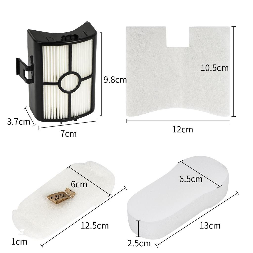 Vacuum Filter for Shark HZ500 HZ500UK HZ500UKT Dry and Wet Sweeping Robot Replacement Kit Household Cleaning